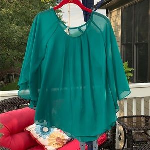 Audrey 3+1 Pullover Blouse Size S Oversized ( fits S-M-L )